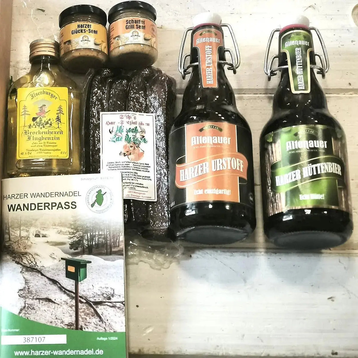 Harzer Wander - Kiste – Genuss & Abenteuer aus dem Harz - senf - shop.com