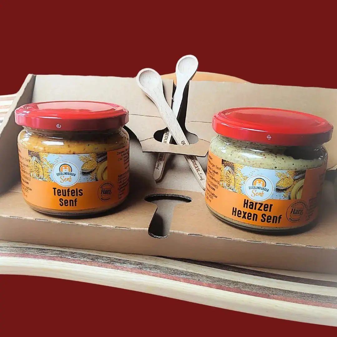 🔥 Hexen- & Teufels-Senf-Tablett – doppelt scharf, doppelt lecker! - sanfshop.com