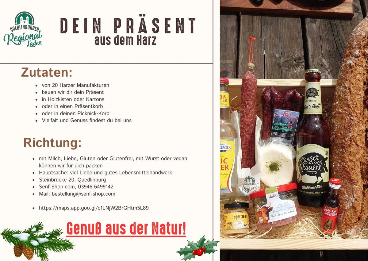 Unser Regionalladen präsentiert Harzer Geschmack - sanfshop.com