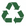 Icon: grüne Farbe, Recycling Symbol