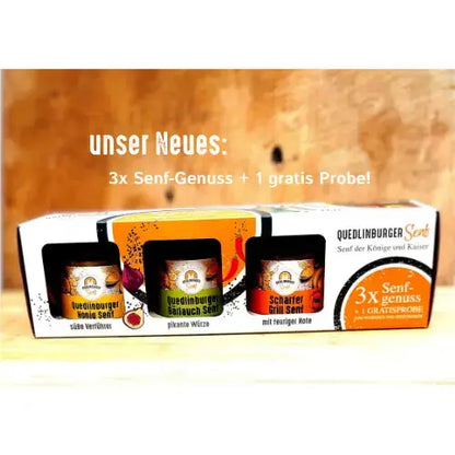 Großes Senf - Starter - Bundle – Klassik &amp; Teufels + Senferlebnis + 3+1 Set - senf - shop.com