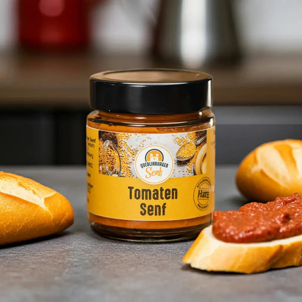 Tomaten - Senf – herzhaft, fruchtig &amp; mediterran - senf - shop.com